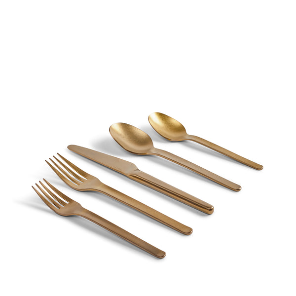 Heath Flatware Muir Flatware in Amber (5 Piece Setting) – Heath Ceramics