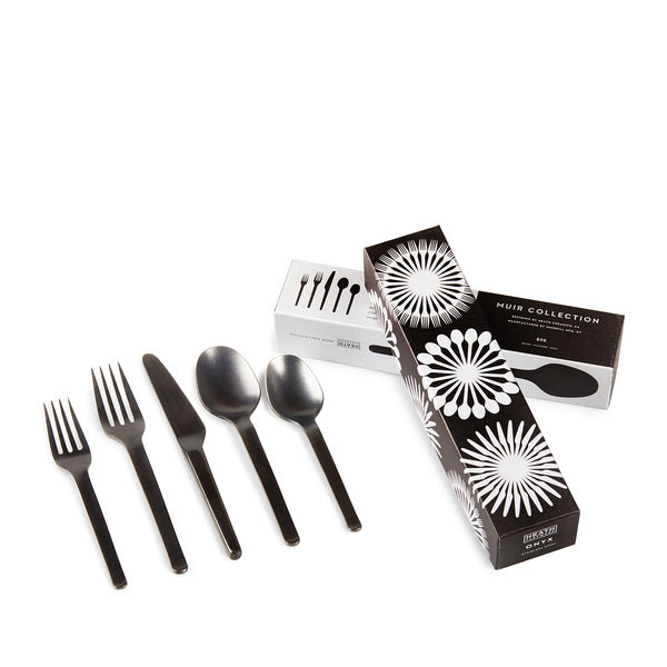 Heath Ceramics Muir Flatware in Polished (5 piece setting)