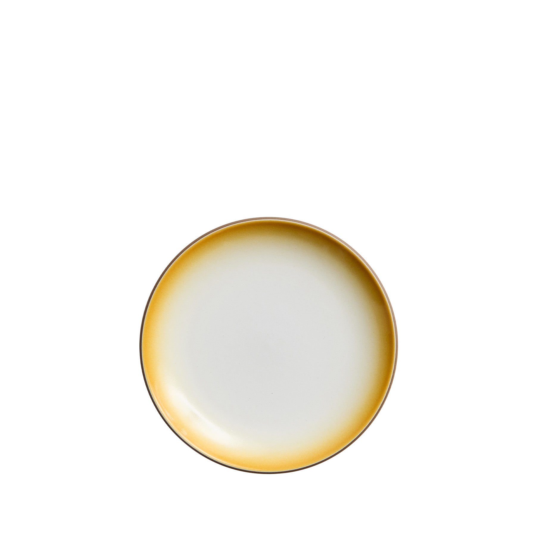 Annual Edition Salad Plate in Butterscotch Fade & Opaque White Zoom Image 1