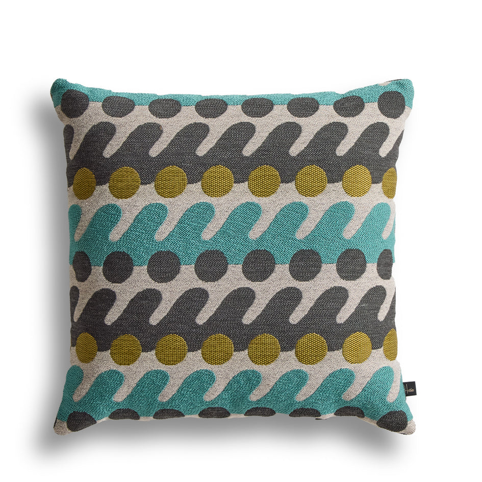 i Pattern Pillow in Caribbean Image 1