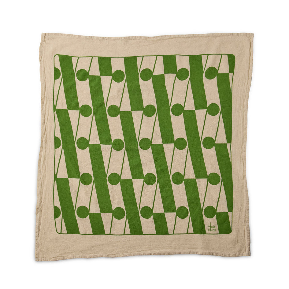 Tea Towels in Nimbus and Grass (Set of 2) Image 3