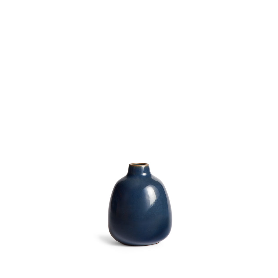 Bud Vase in Deep Sea Blue Image 1