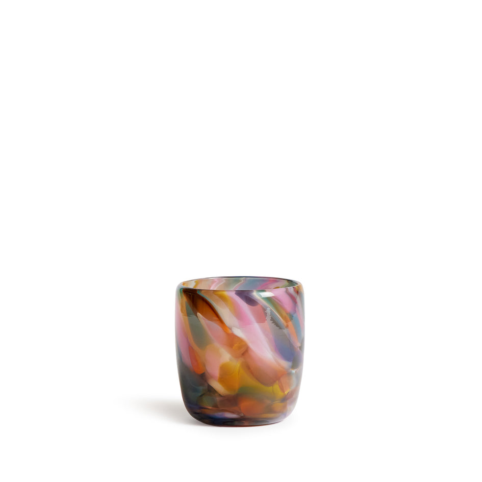 Glass Multi-Color Cup Image 1