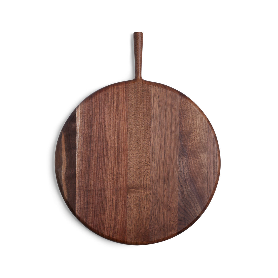 16" Circle Cutting Board in Walnut Image 1