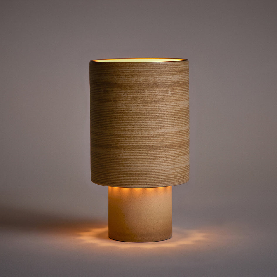 Stack Small Table Lamp in Hickory and Barley Image 3