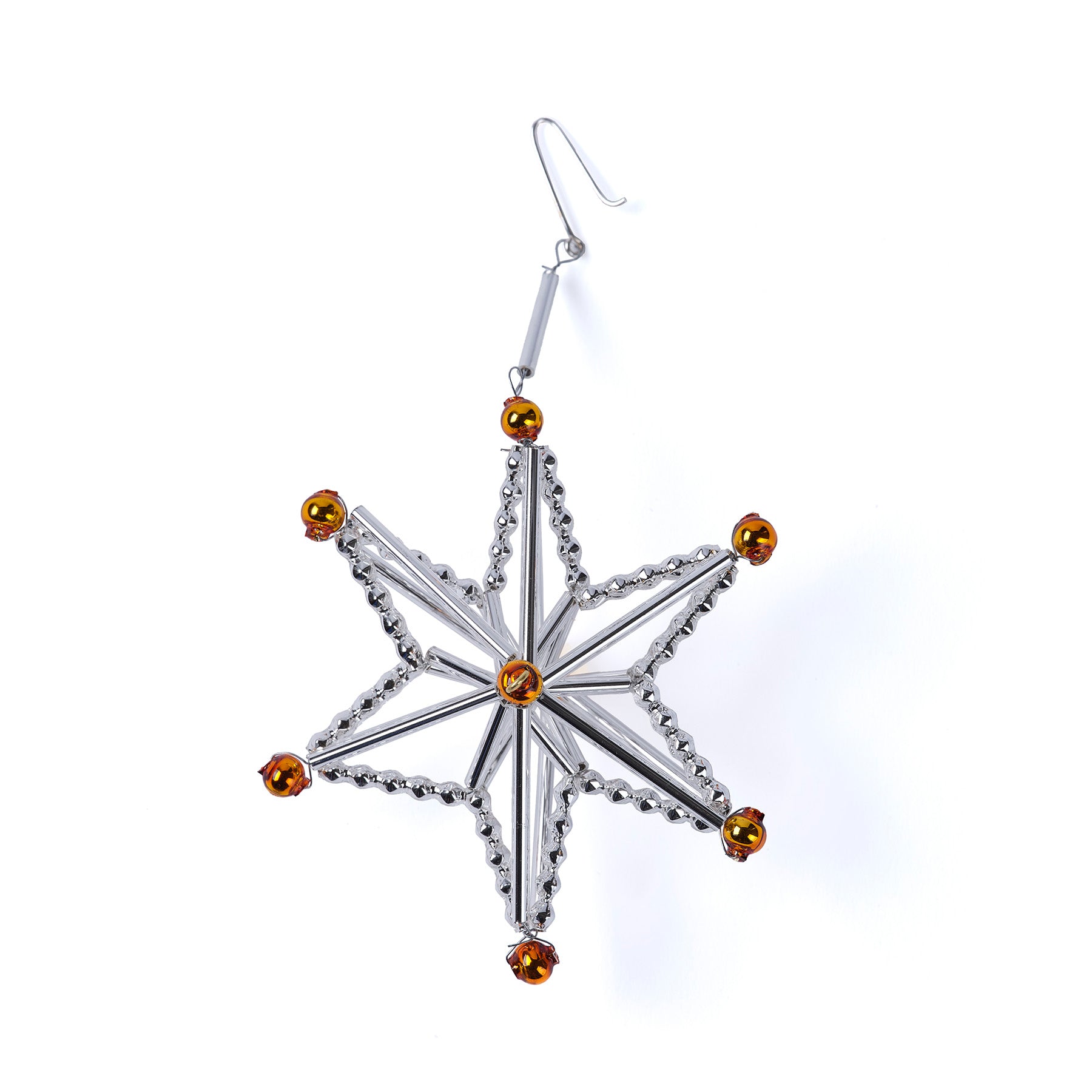 Star Ornament in Silver/Gold Zoom Image 1