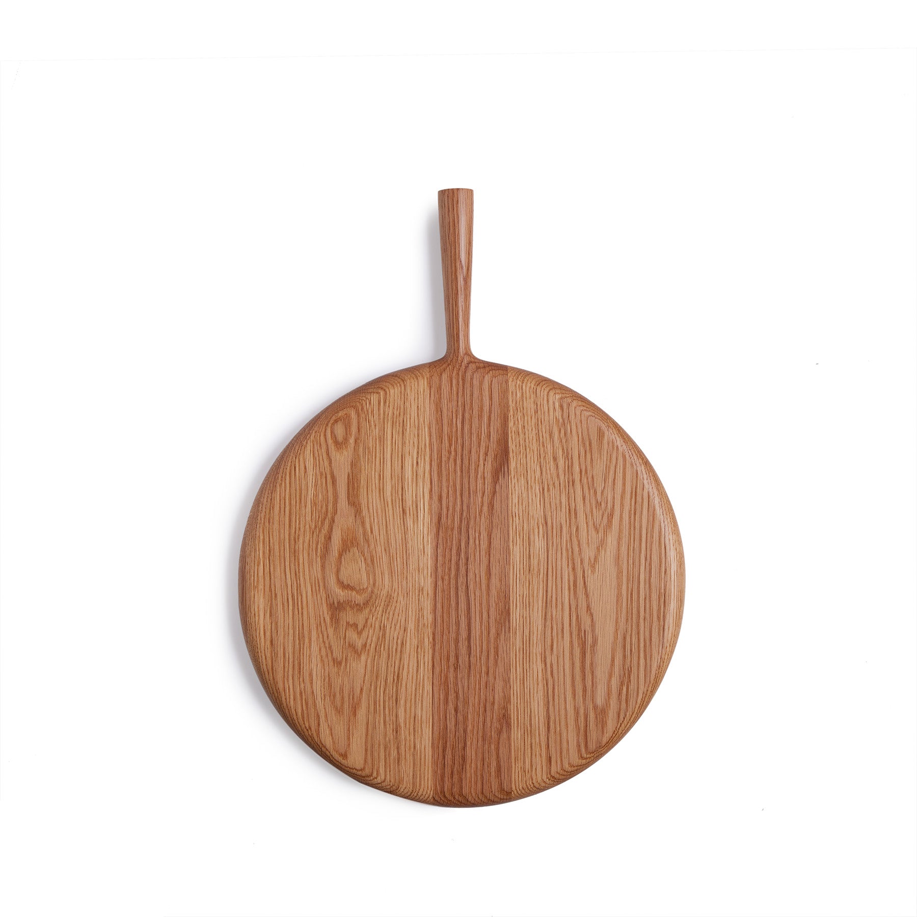 12" Circle Cutting Board in Oak Zoom Image 1