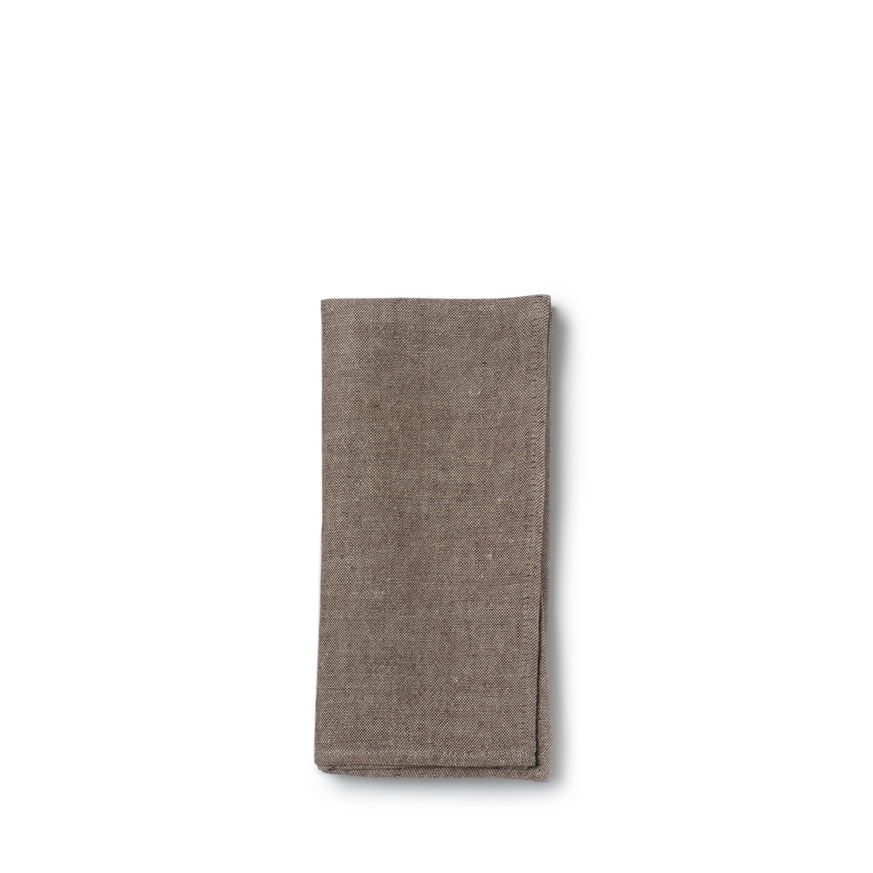 Hopsack Napkins in Warm Grey (Set of 2) Zoom Image 1