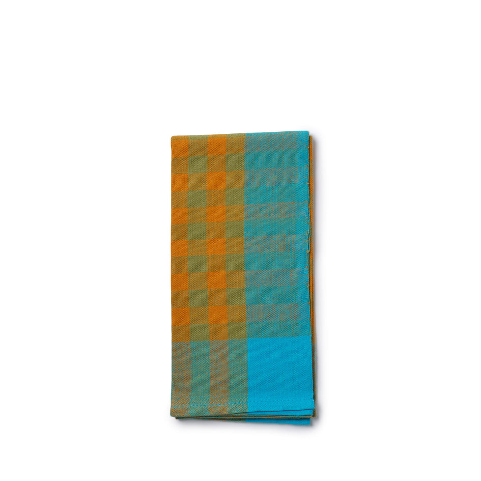 Grid 2 Napkin Blue (Set of 2) Image 1