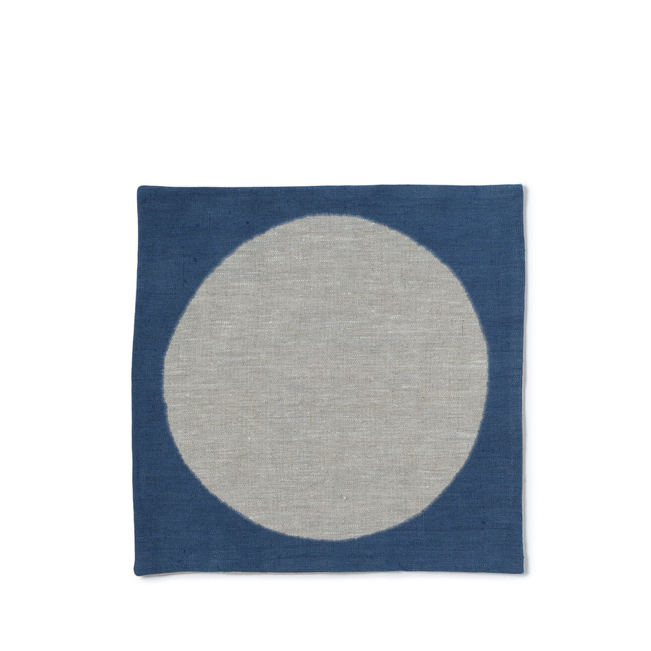 Circle Placemat in Sea Blue Image 1