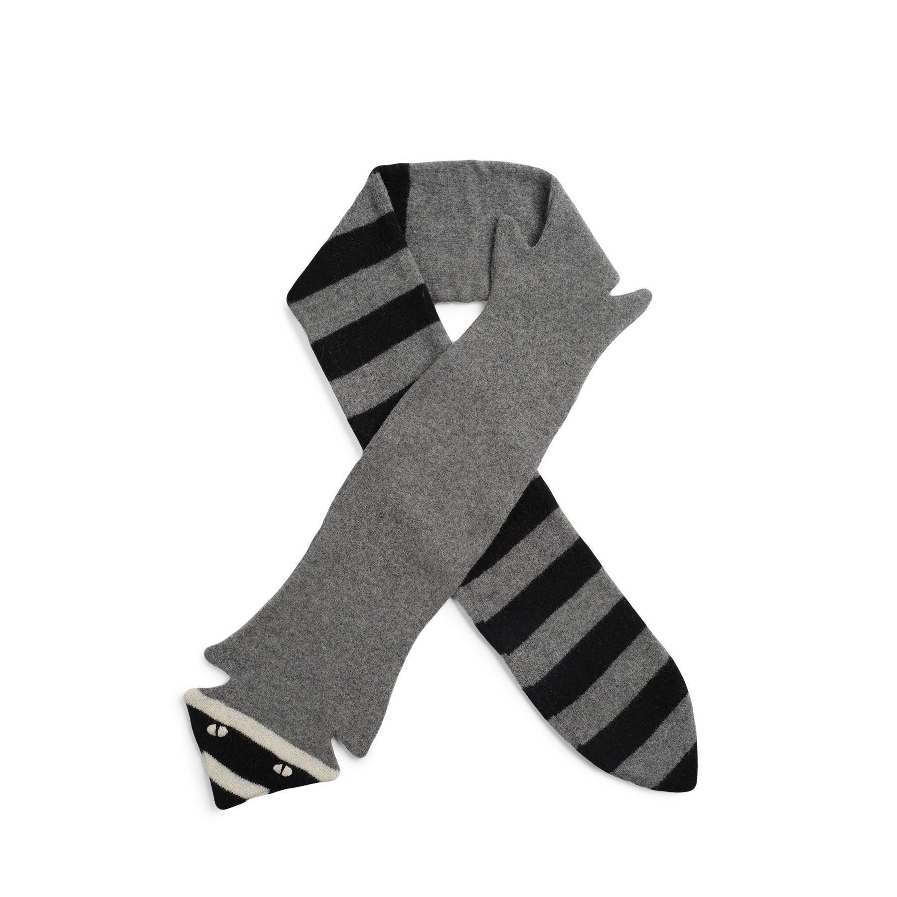 Racoon Scarf in Grey Zoom Image 1