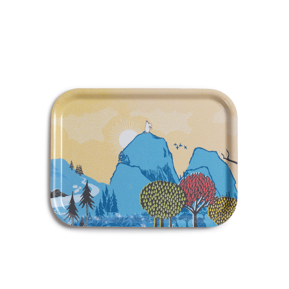 Moomin Treasure Hunting Blue Tray Image 1