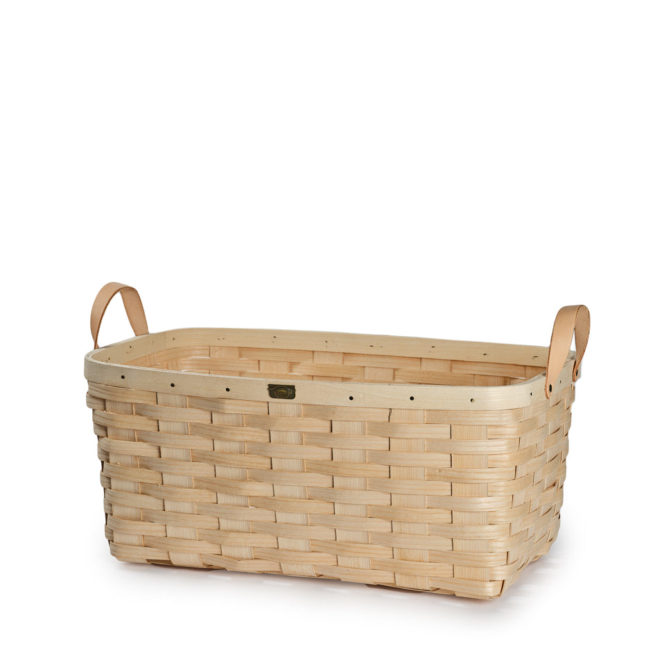 Rectangle Laundry Basket in Natural Image 1