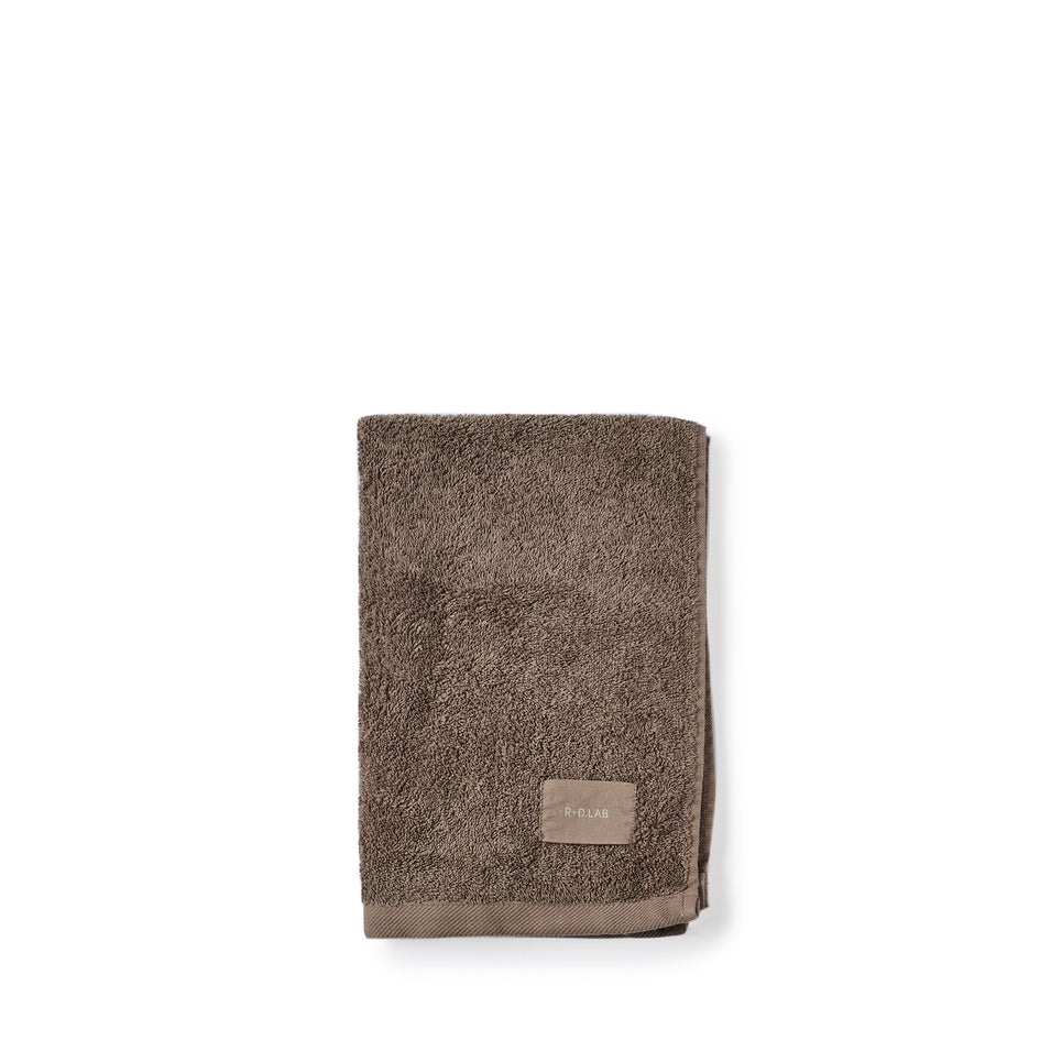 Spungna Face Towel in Fango Brown Image 1