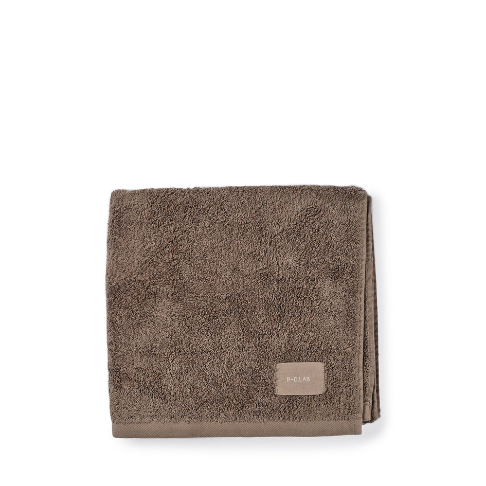 Spungna Hand Towel in Fango Brown Image 1