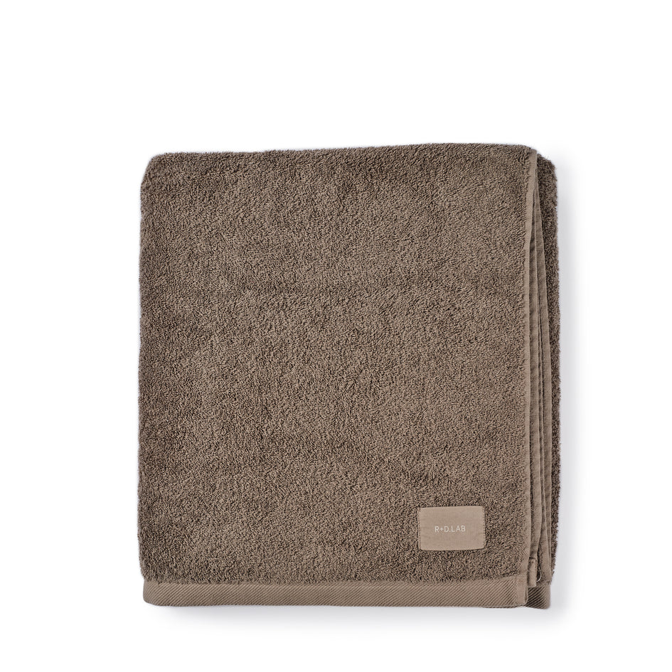 Spungna Bath Towel in Fango Brown Image 1