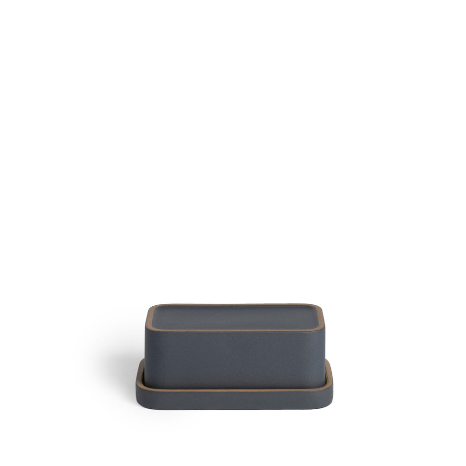 Butter Dish in Ochre and Indigo Image 6