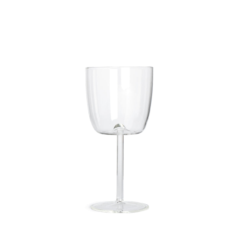 Caly Wine Glasses, Set of 2, Hand Painted Italian Crystal