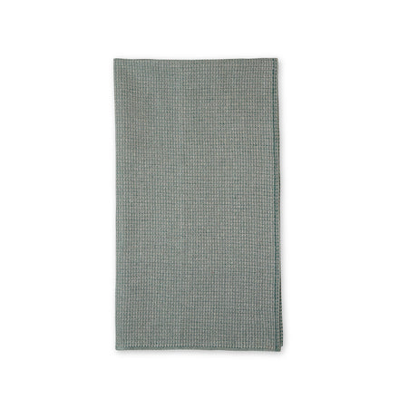 Linen Bubbel Towel & Dishcloth Set - Moss Green