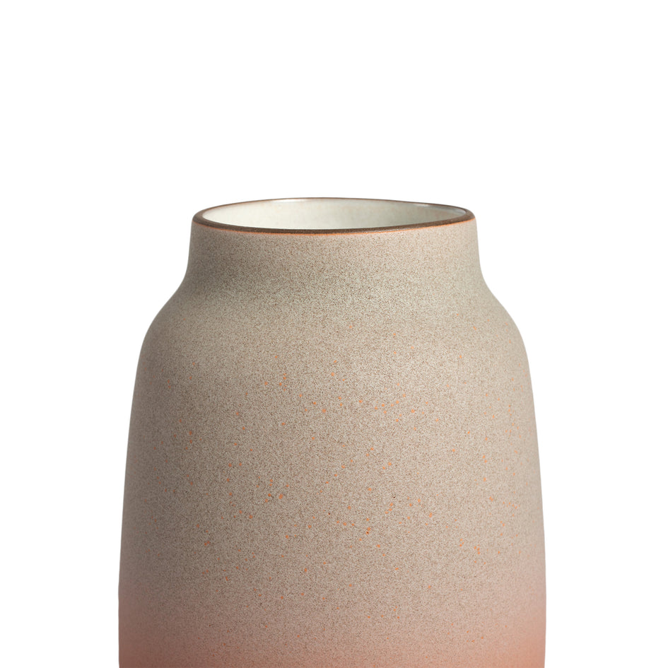 Wide Vase in Fog and Tangerine Image 3