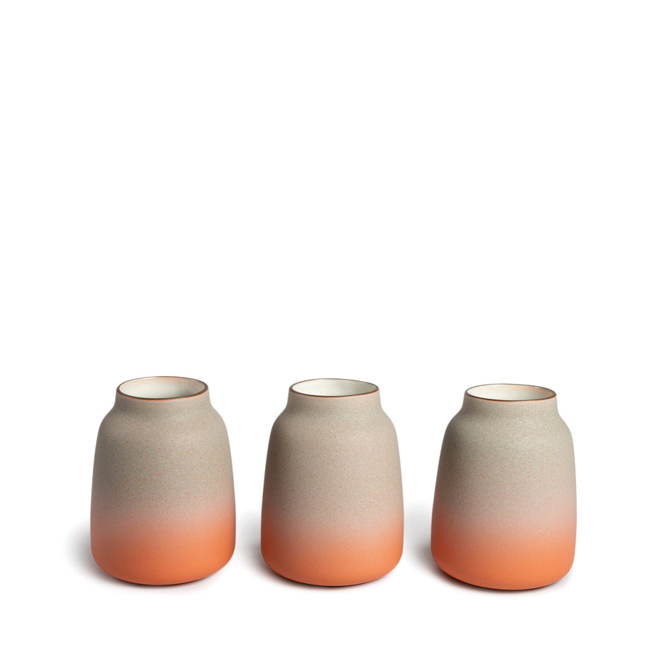 Wide Vase in Fog and Tangerine Image 2