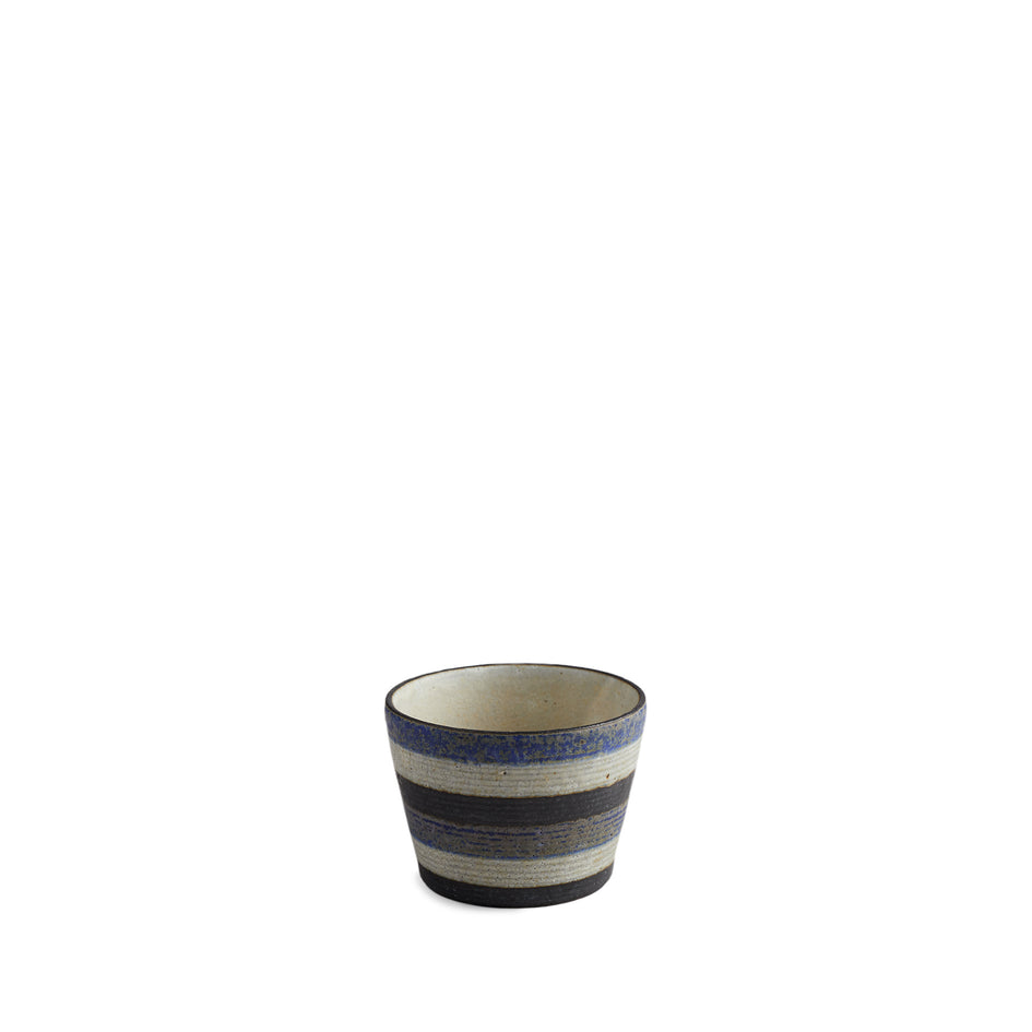 #51 Soba Cup in Indigo Stripes Image 1